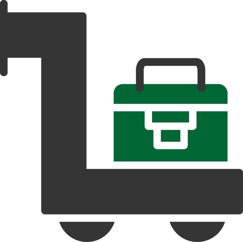 Trolley kreatives Icon-Design vektor