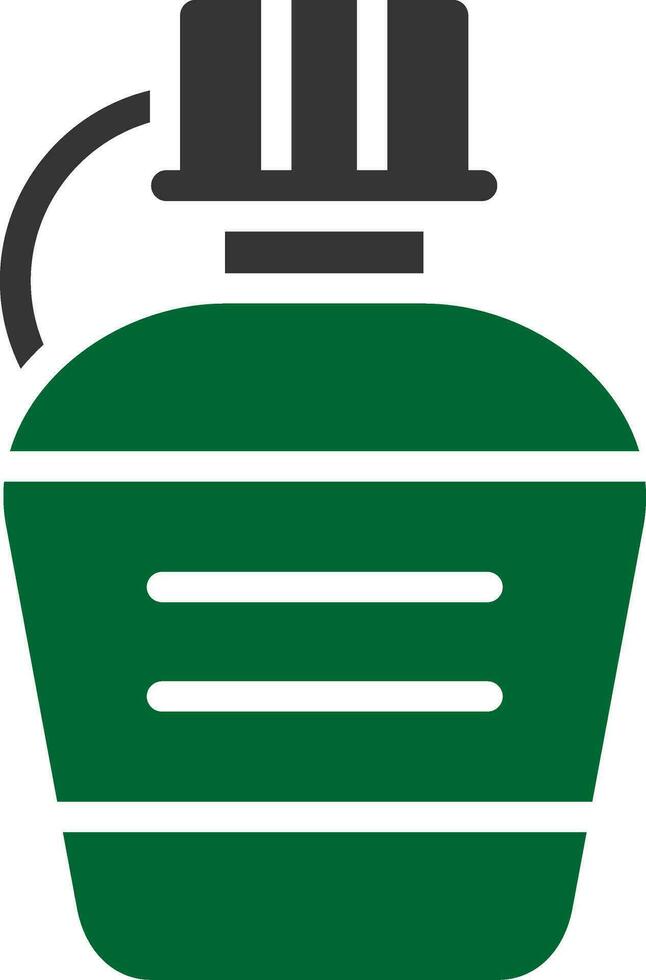 Wasserflasche kreatives Icon-Design vektor