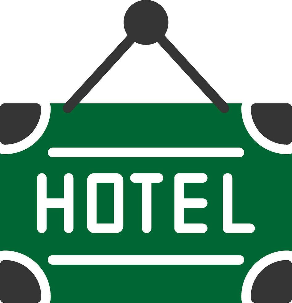 Hotel kreatives Icon-Design vektor