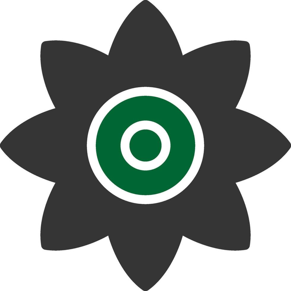 kreatives Icon-Design mit Blumen vektor