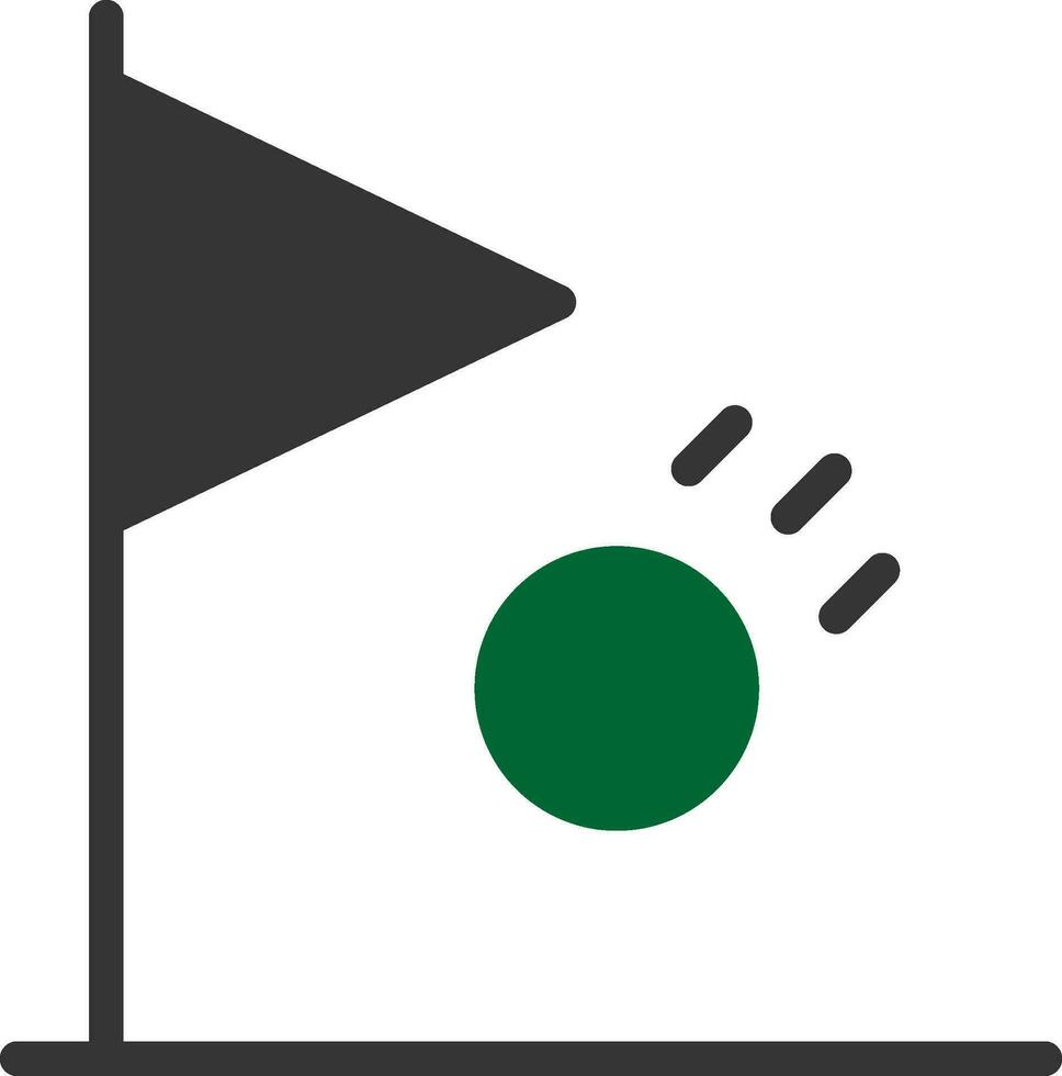 Golf kreatives Icon-Design vektor