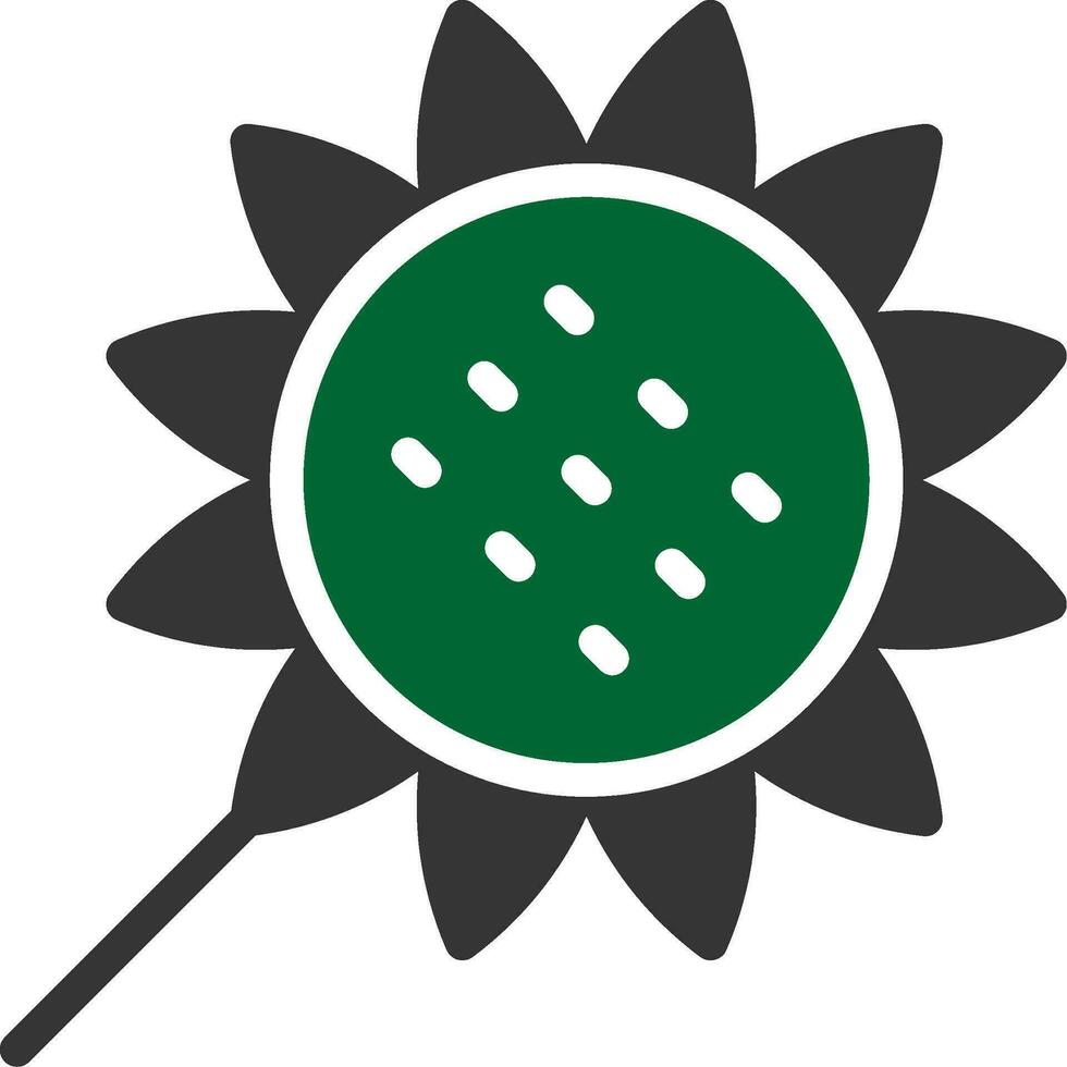 Sonnenblume kreatives Icon-Design vektor