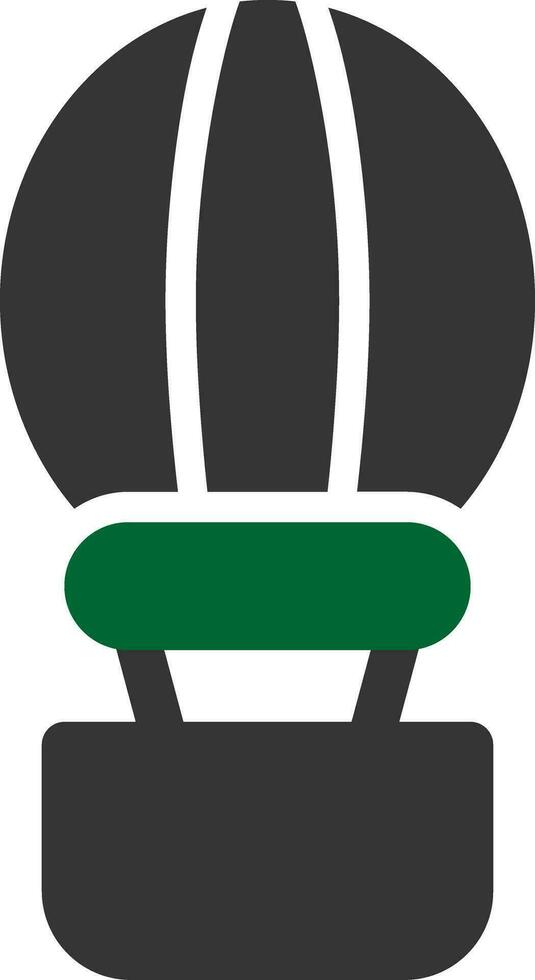 Heißluftballon kreatives Icon-Design vektor