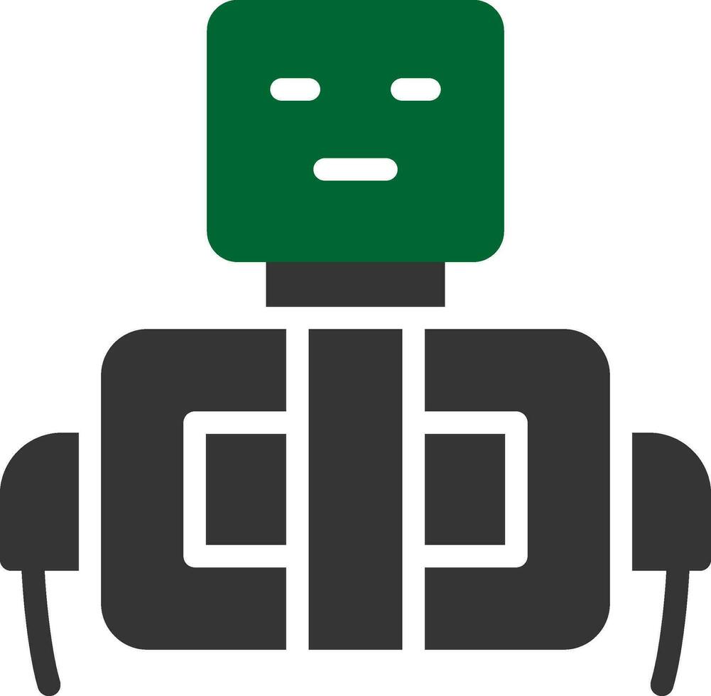 Roboter kreatives Icon-Design vektor