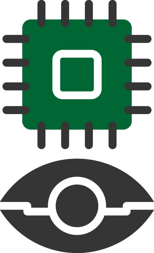 Auge Augmentation kreativ Symbol Design vektor