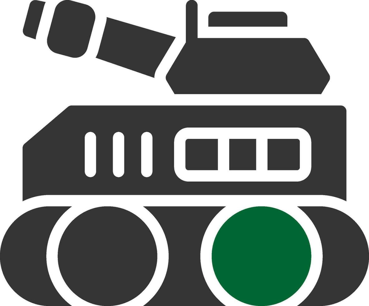 Tank kreatives Icon-Design vektor