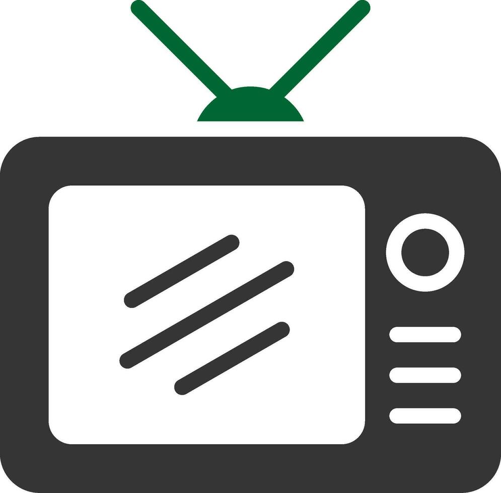 TV-kreatives Icon-Design vektor