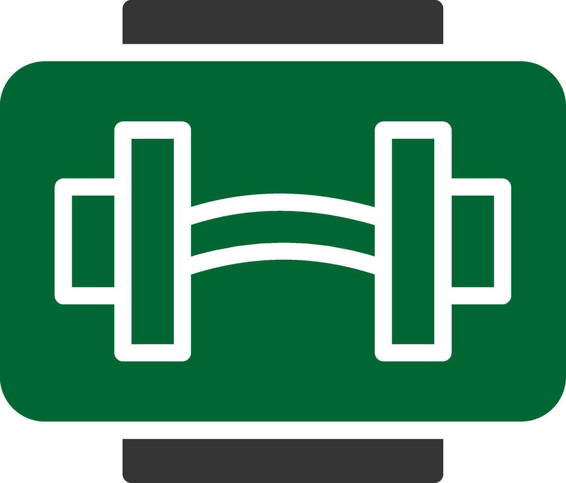 Fitnessstudio kreativ Symbol Design vektor