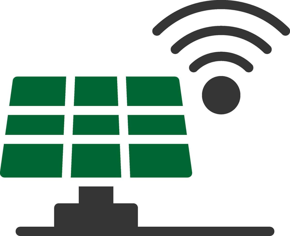 Solarpanel kreatives Icon-Design vektor