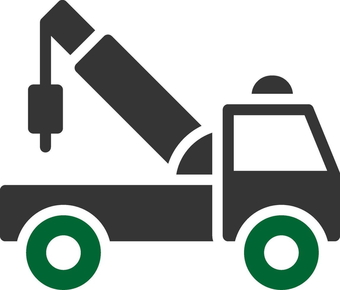 Abschleppwagen kreatives Icon-Design vektor