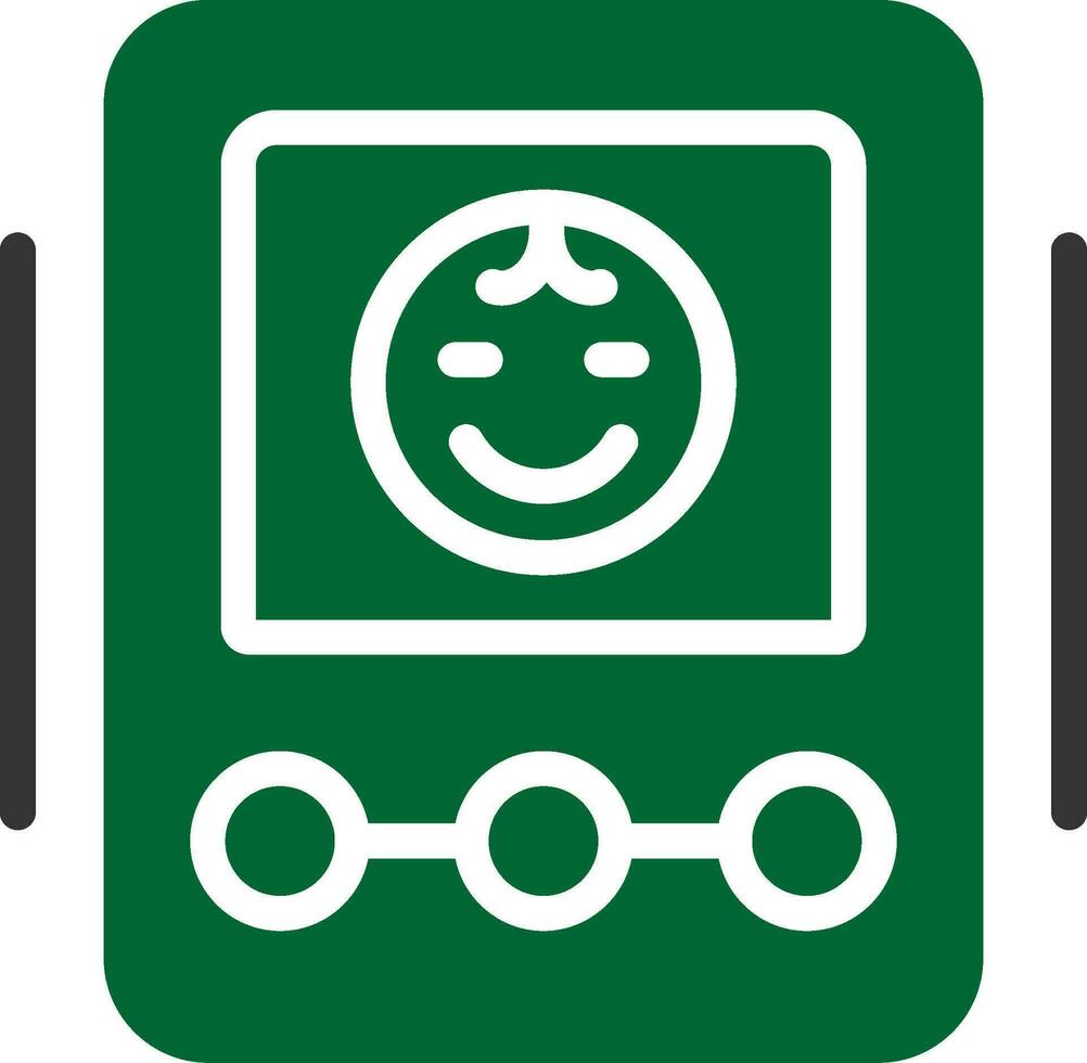 Baby Monitor kreativ Symbol Design vektor