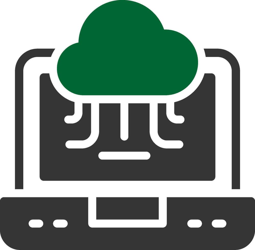 Cloud-Service kreatives Icon-Design vektor