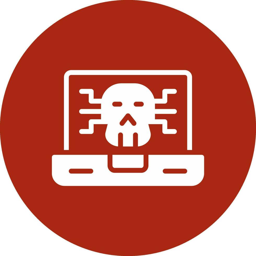 Kreatives Icon-Design für Malware vektor