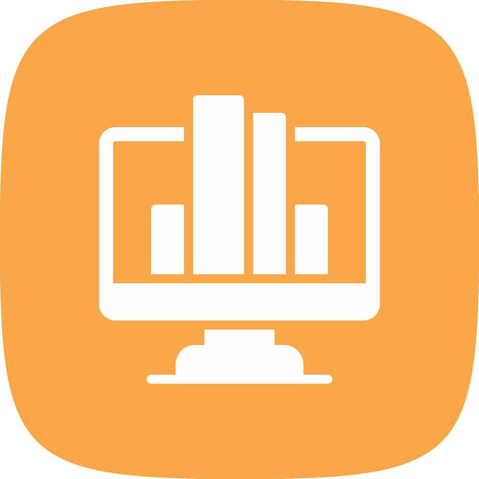 Analytics kreatives Icon-Design vektor