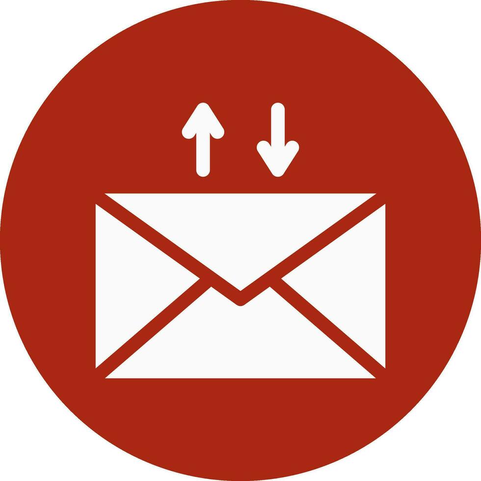 E-Mail kreatives Icon-Design vektor