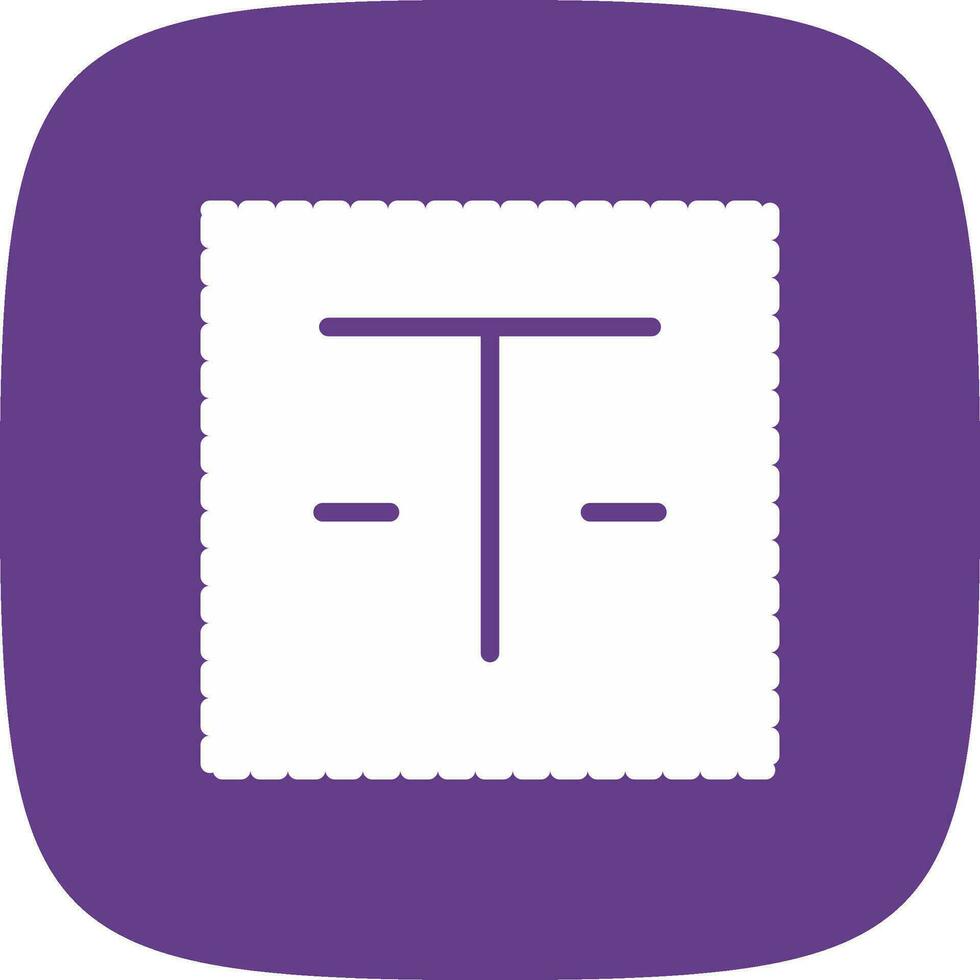 Textfeld kreatives Icon-Design vektor