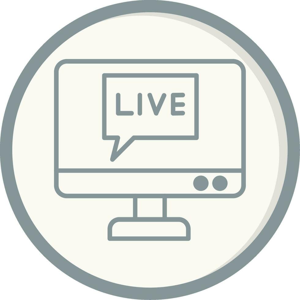 Live-Chat-Vektorsymbol vektor