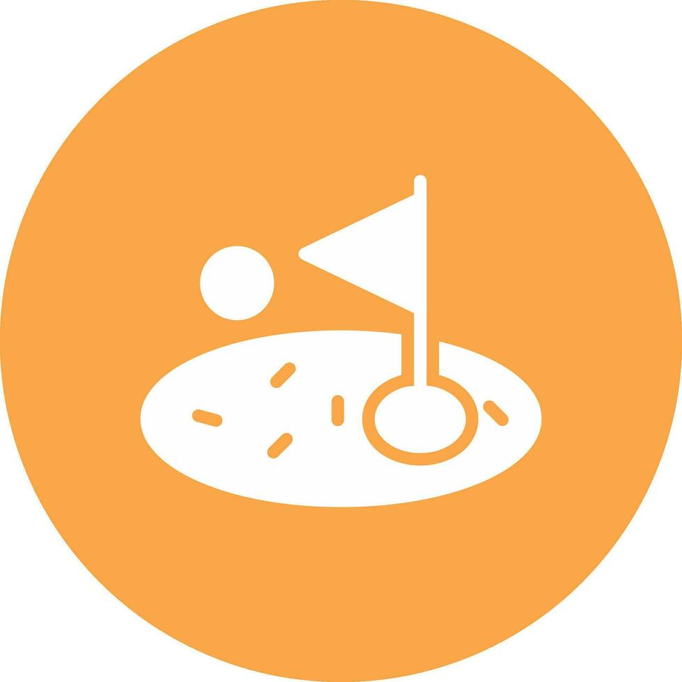 Golf kreatives Icon-Design vektor