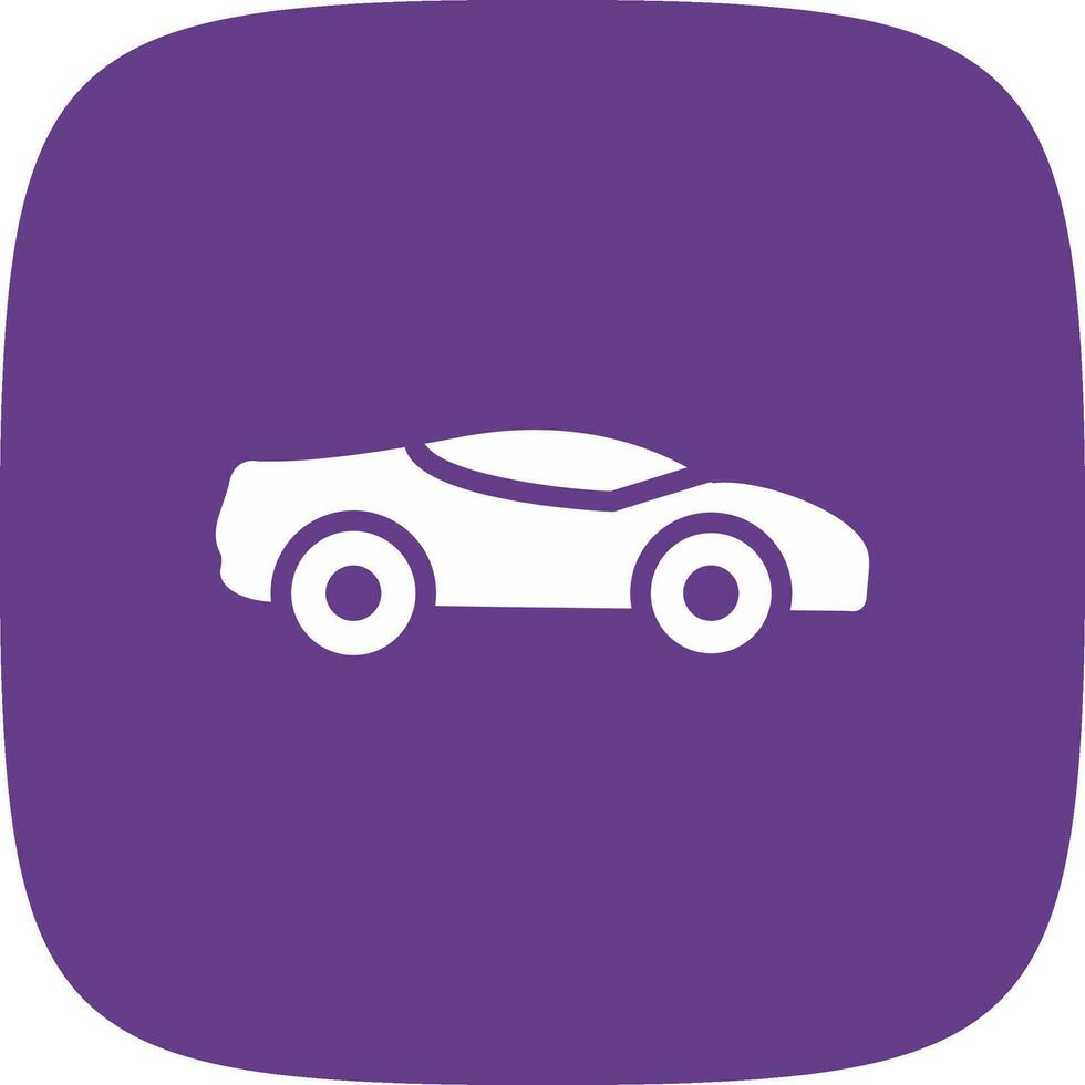 Sportwagen kreatives Icon-Design vektor