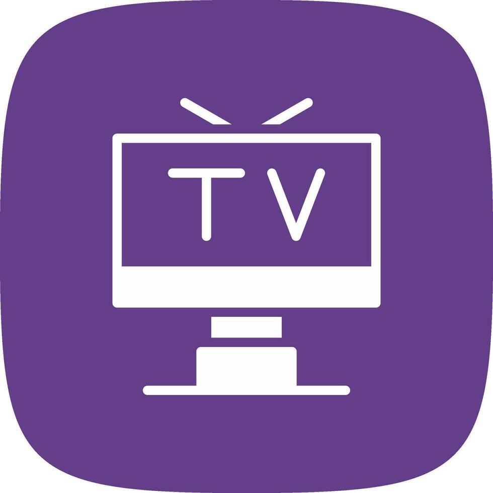 TV-kreatives Icon-Design vektor