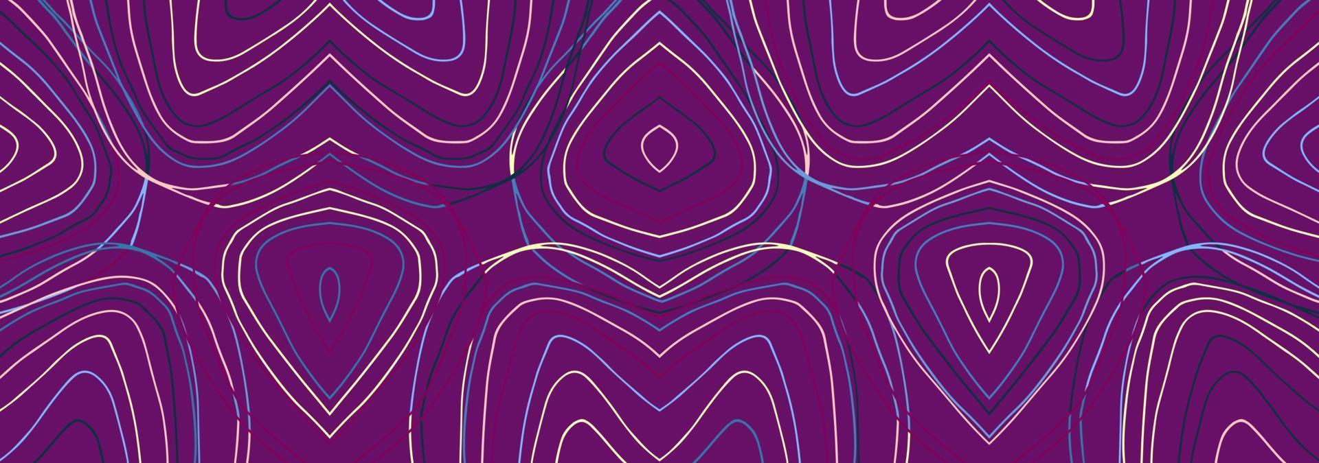 abstrakte Streifen horizontale Banner purple.template leer für Text, Postkarten-Vektor-Design. vektor
