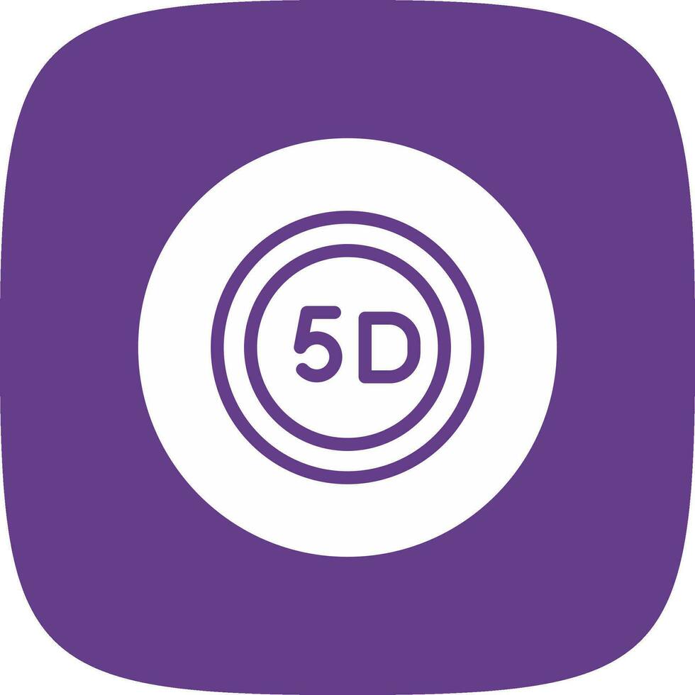 5d Daten Lager kreativ Symbol Design vektor