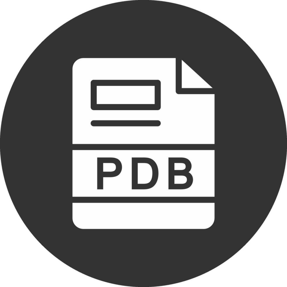 pdb kreativ Symbol Design vektor