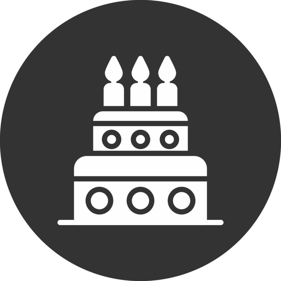 Kuchen kreatives Icon-Design vektor