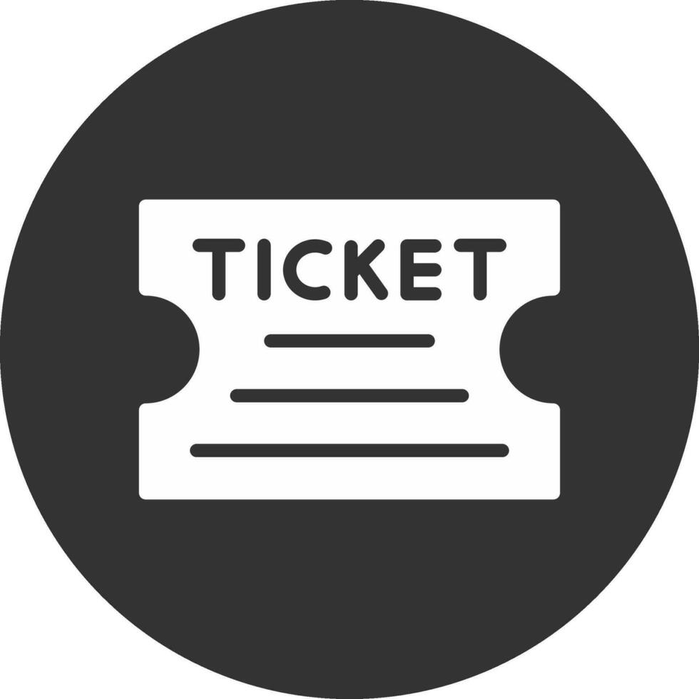 Ticket kreatives Icon-Design vektor