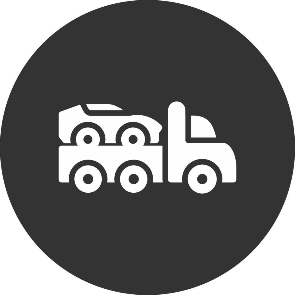 Abschleppwagen kreatives Icon-Design vektor