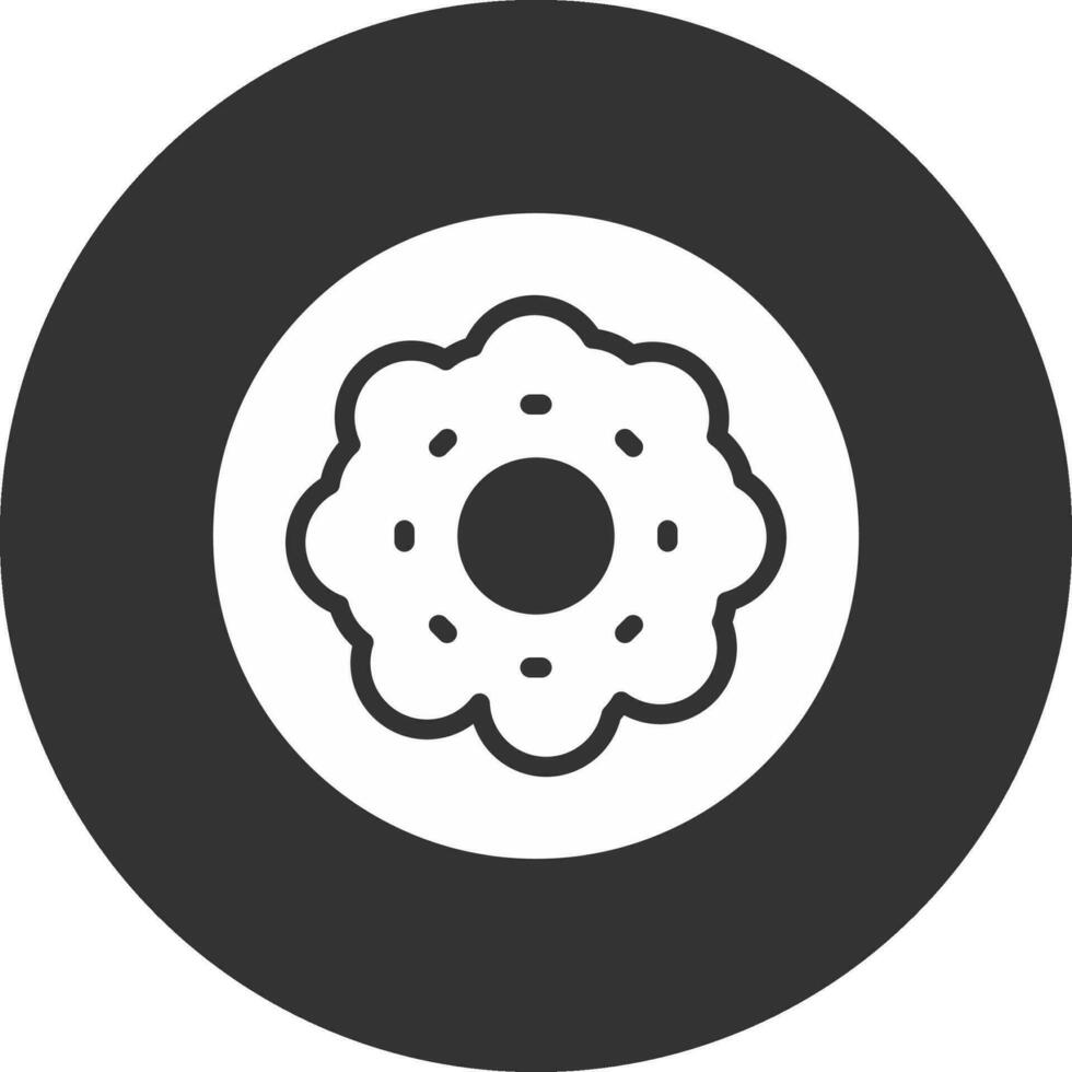 Donut kreatives Icon-Design vektor