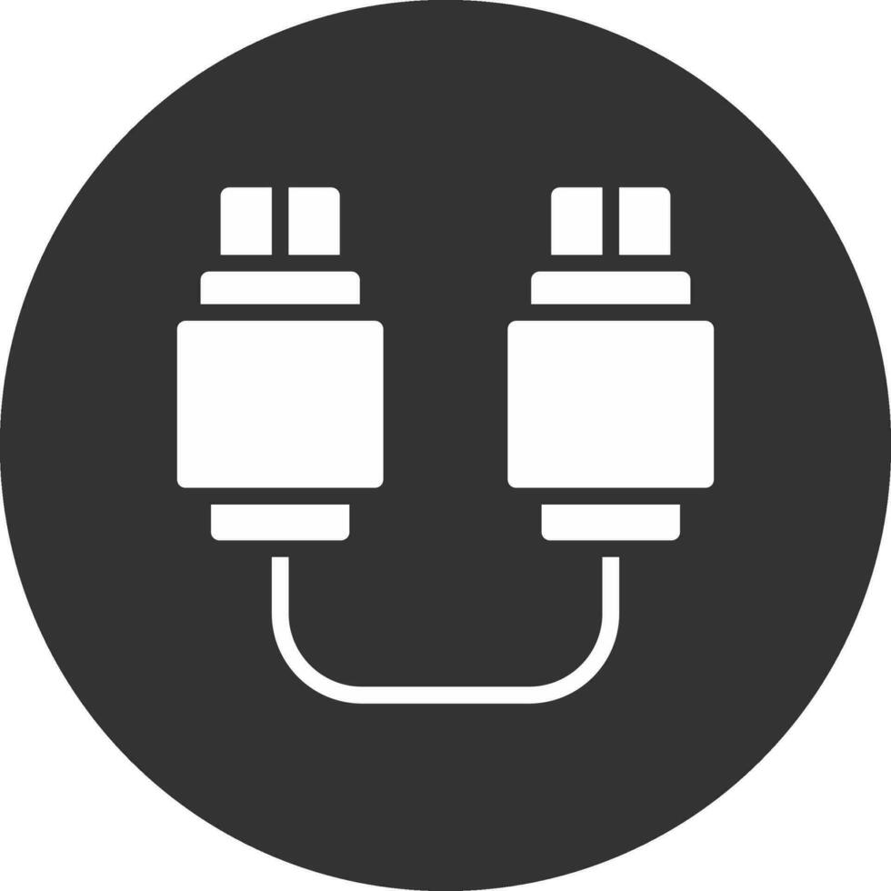 USB-Verbindung kreatives Icon-Design vektor