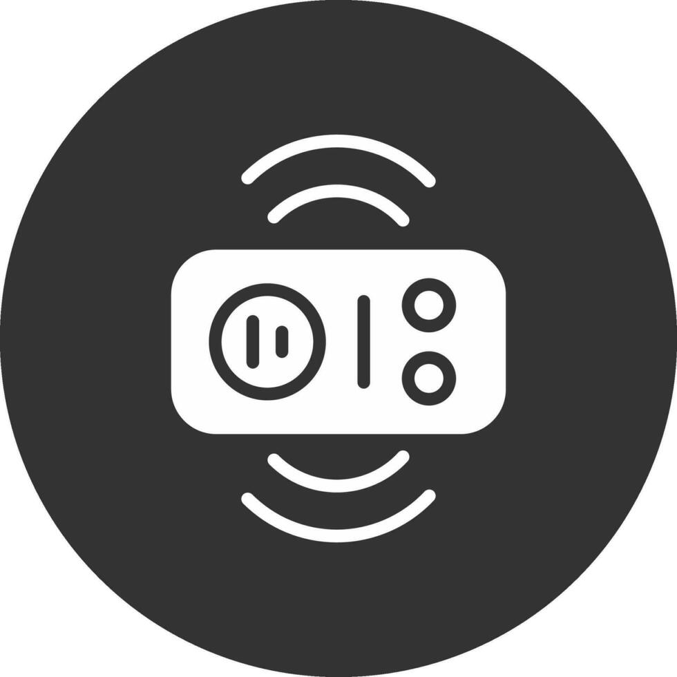 Radio Frequenz Identifizierung kreativ Symbol Design vektor