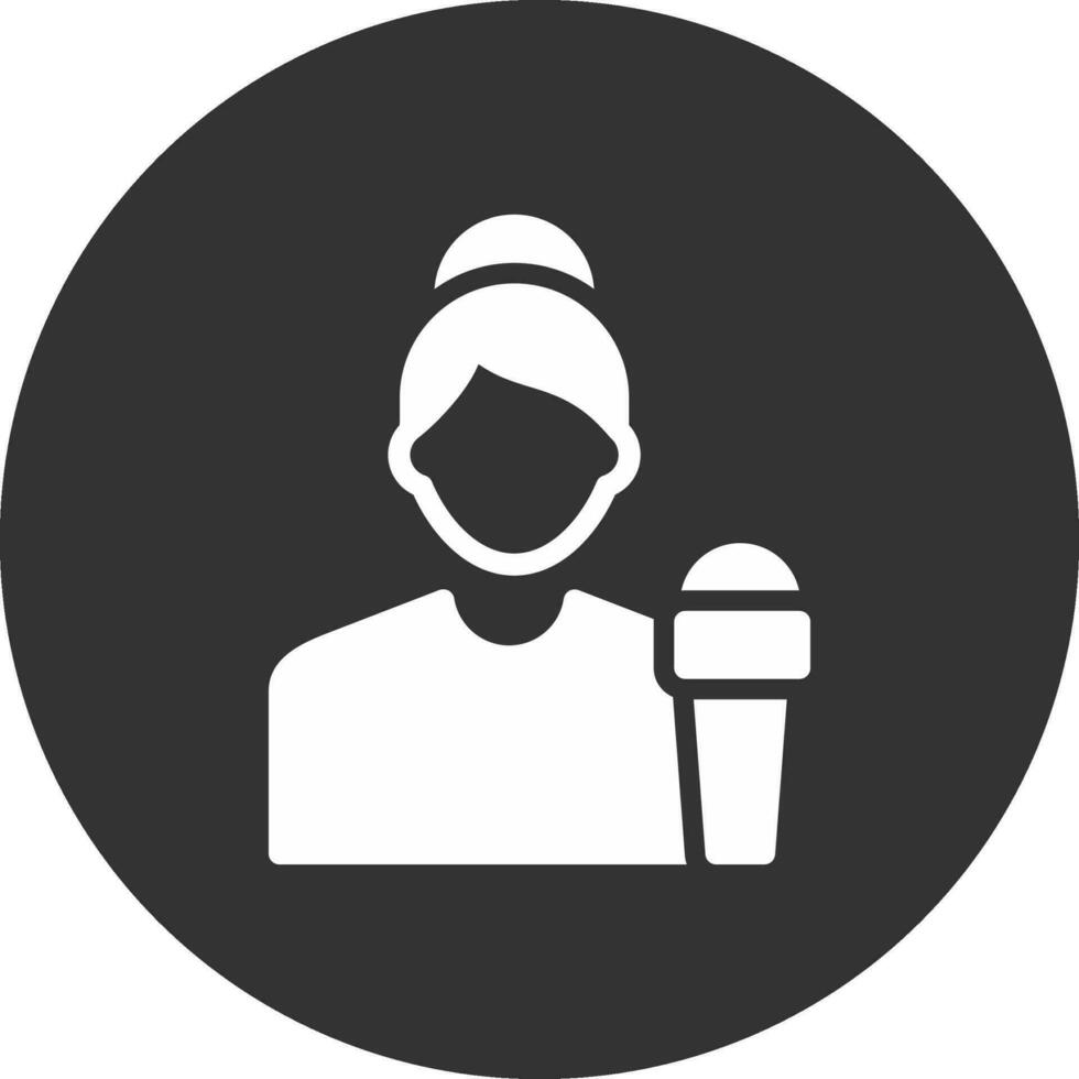 Journalist kreatives Icon-Design vektor