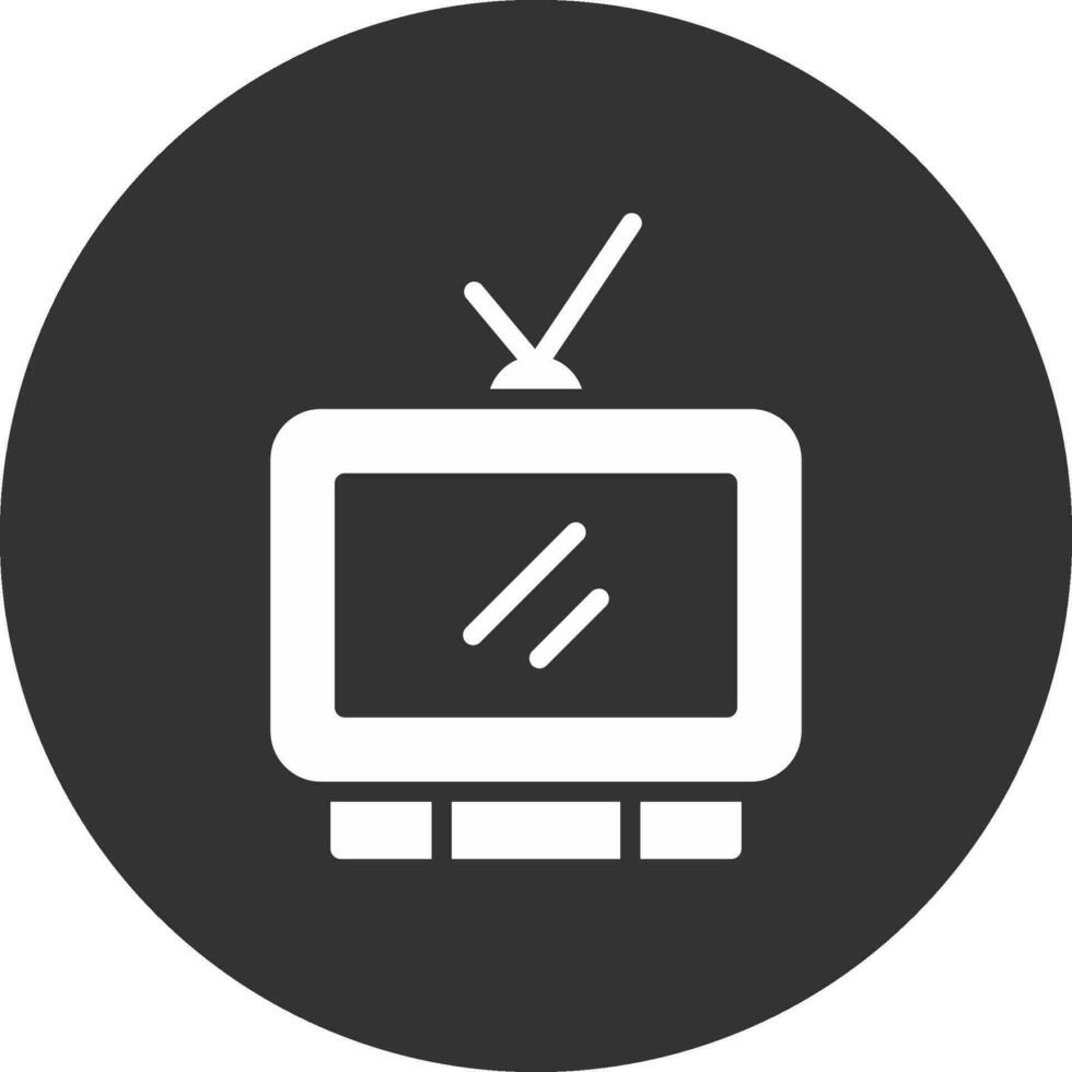 kreatives Icon-Design für das Fernsehen vektor