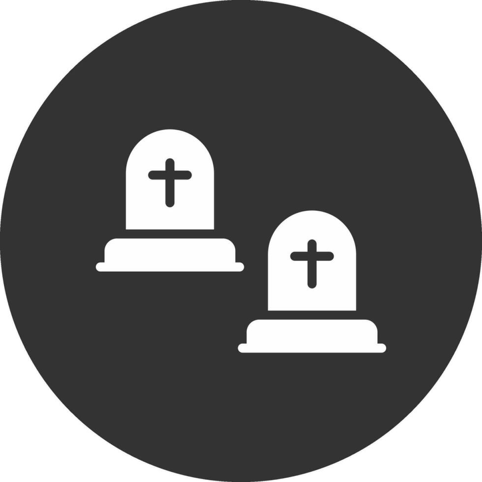 kyrkogård kreativ ikon design vektor