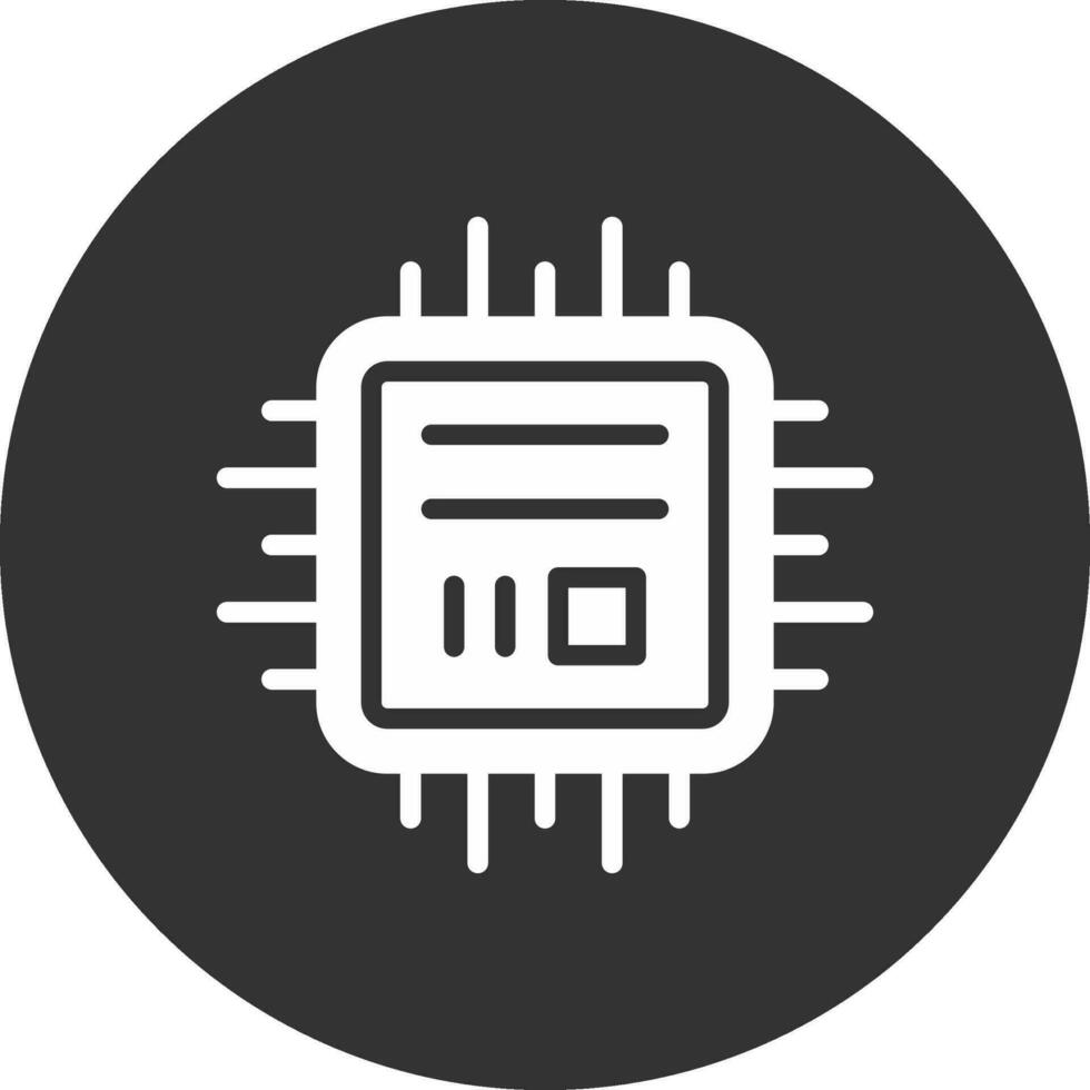 Mikrochip kreatives Icon-Design vektor