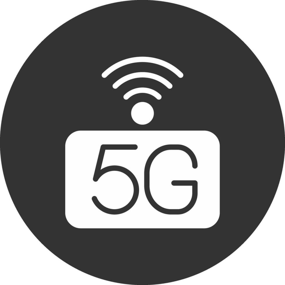 5g Netzwerk kreativ Symbol Design vektor