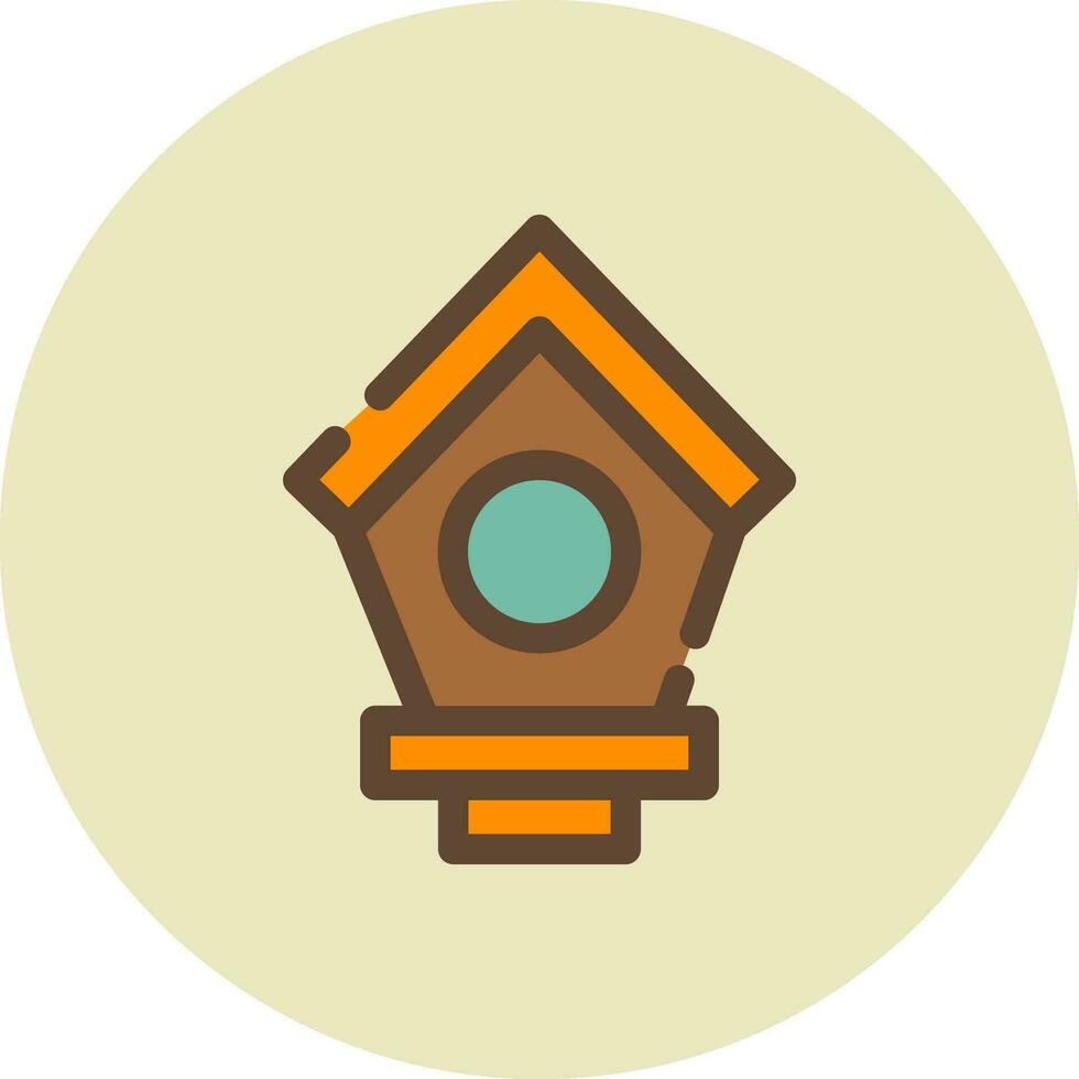 Birdhouse kreatives Icon-Design vektor