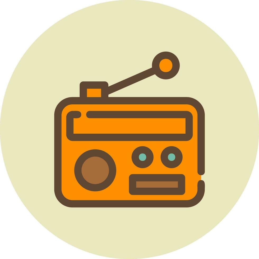 Radio kreatives Icon-Design vektor