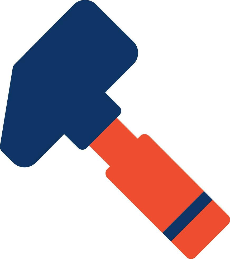 Hammer kreatives Icon-Design vektor