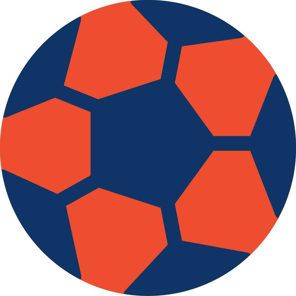 Fußball kreatives Icon-Design vektor