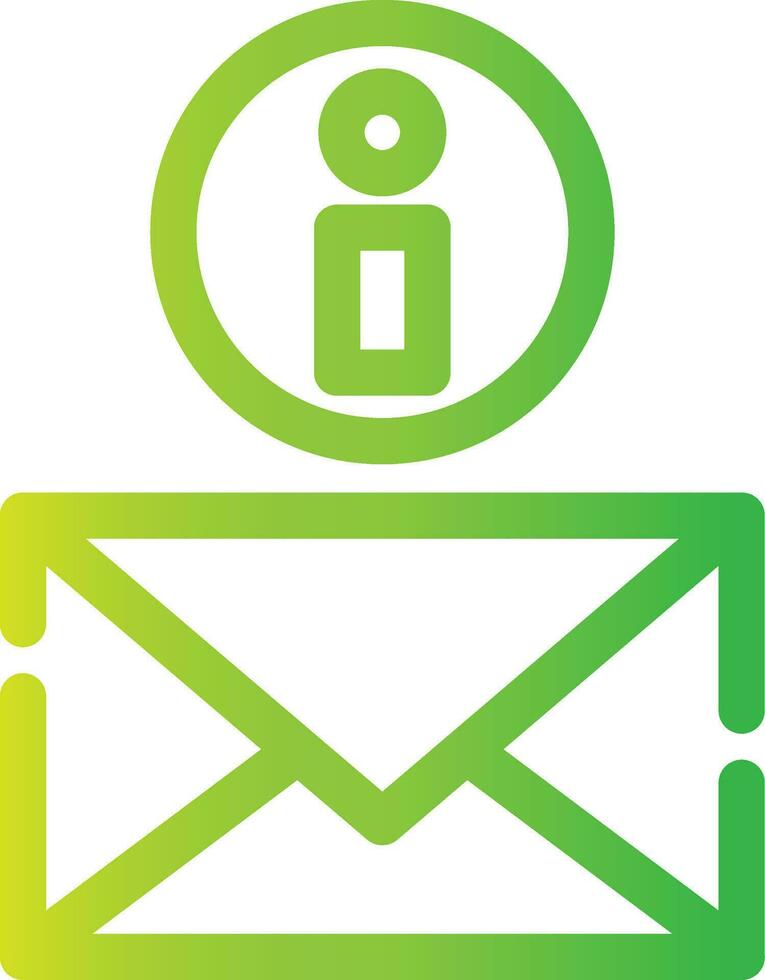 E-Mail kreatives Icon-Design vektor