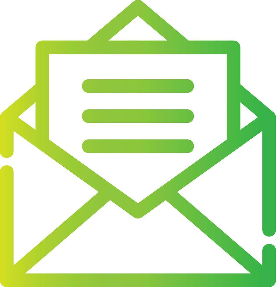 E-Mail kreatives Icon-Design vektor