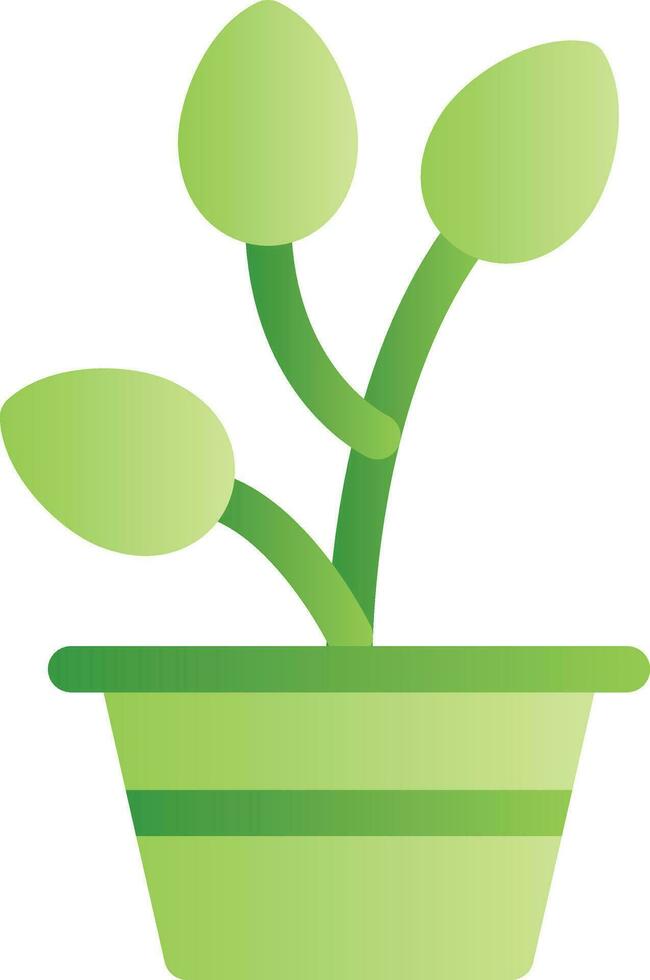 Pflanzen kreatives Icon-Design vektor