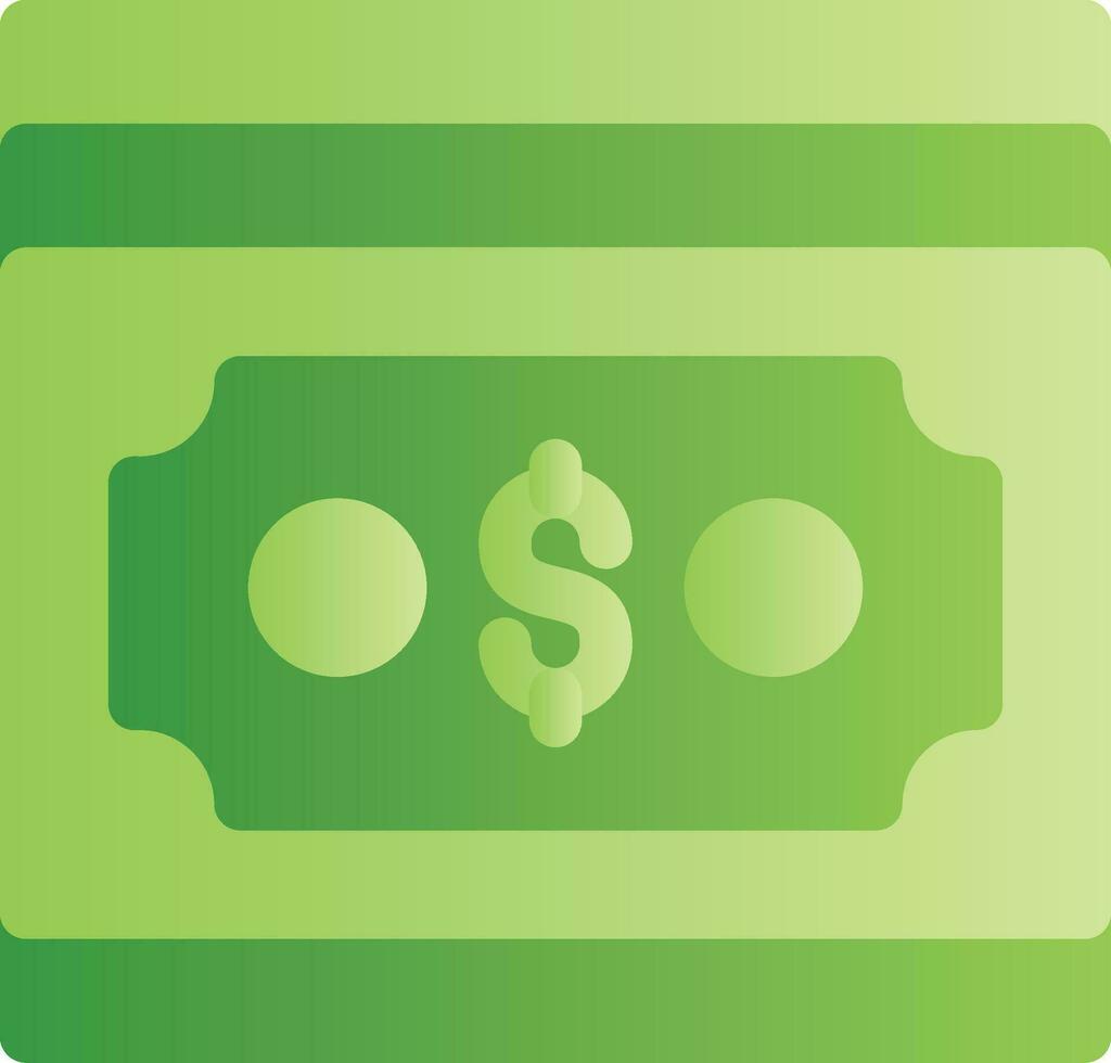 Geld kreatives Icon-Design vektor