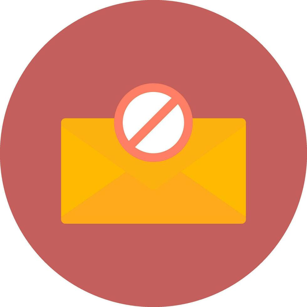 E-Mail-Block kreatives Icon-Design vektor