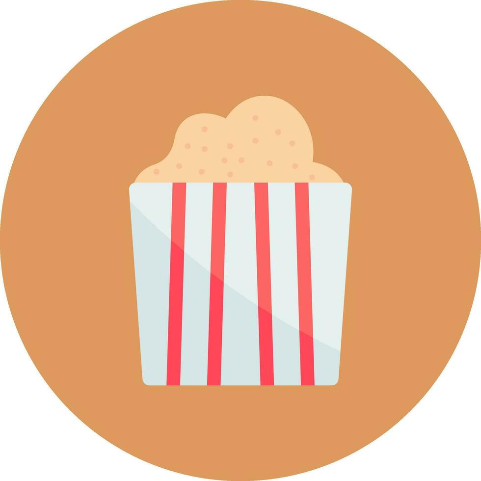 Popcorn kreatives Icon-Design vektor