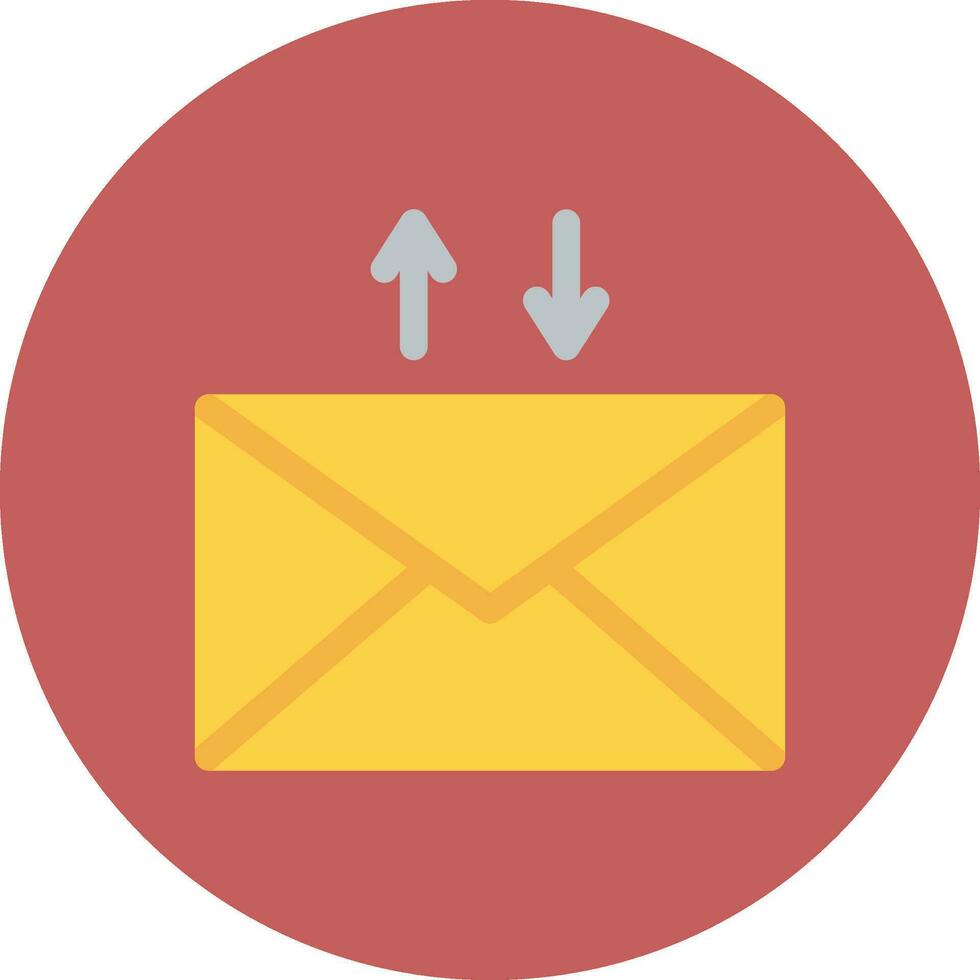 E-Mail kreatives Icon-Design vektor