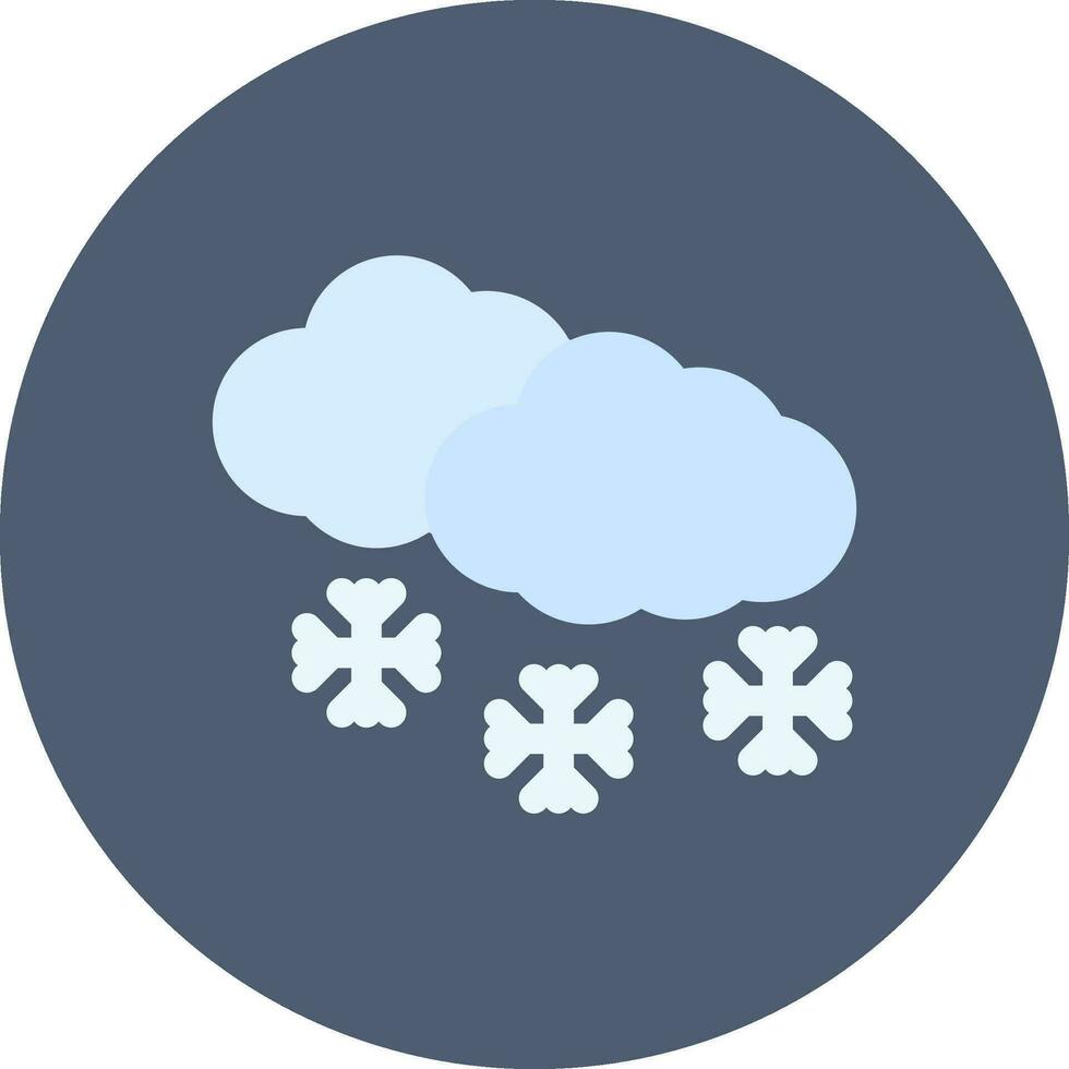 snö kreativ ikon design vektor